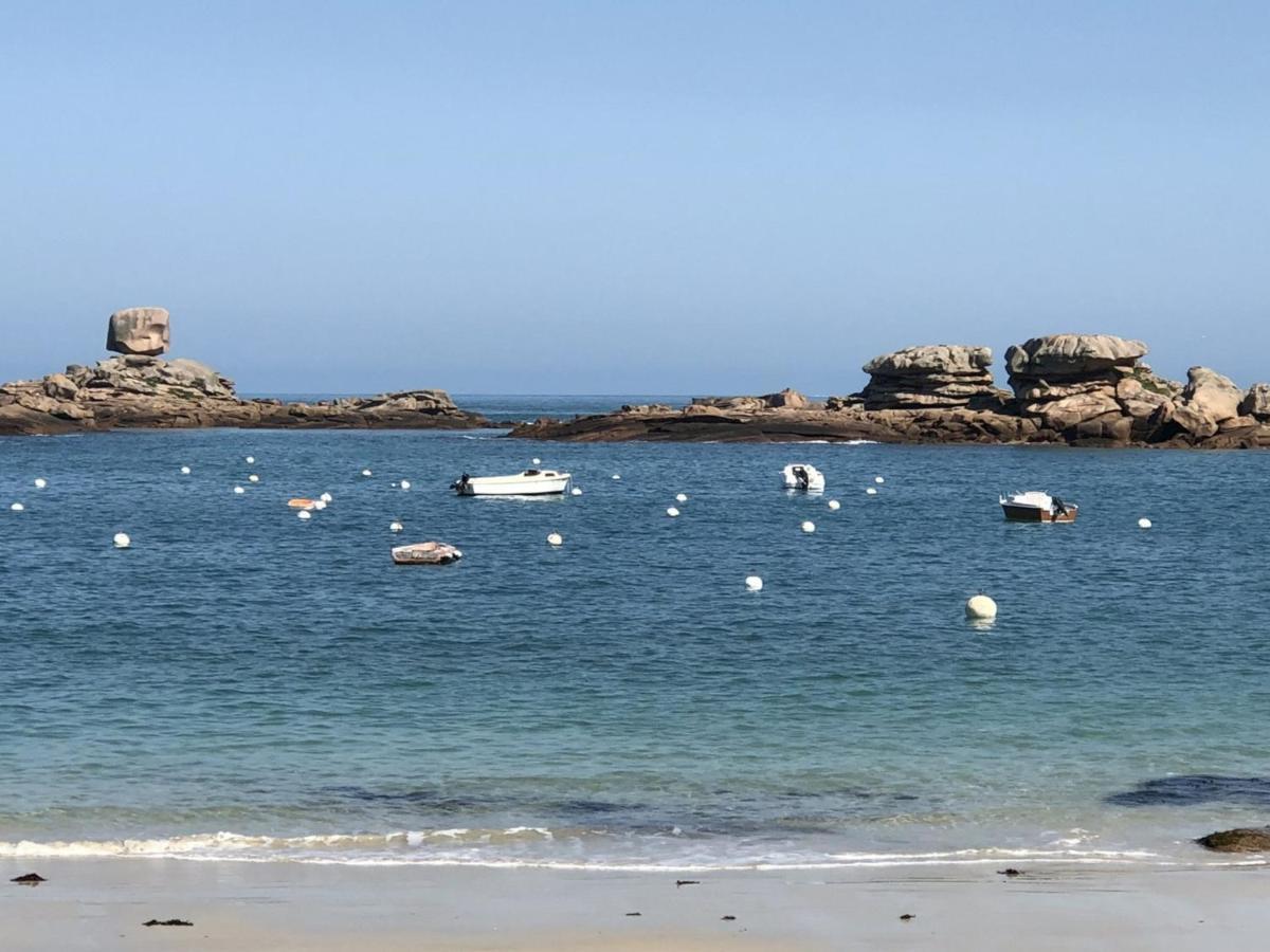 Appartement Spacieux Avec Wifi Et Parking A Tregastel, Proche Plage - Fr-1-368-18 Exteriér fotografie