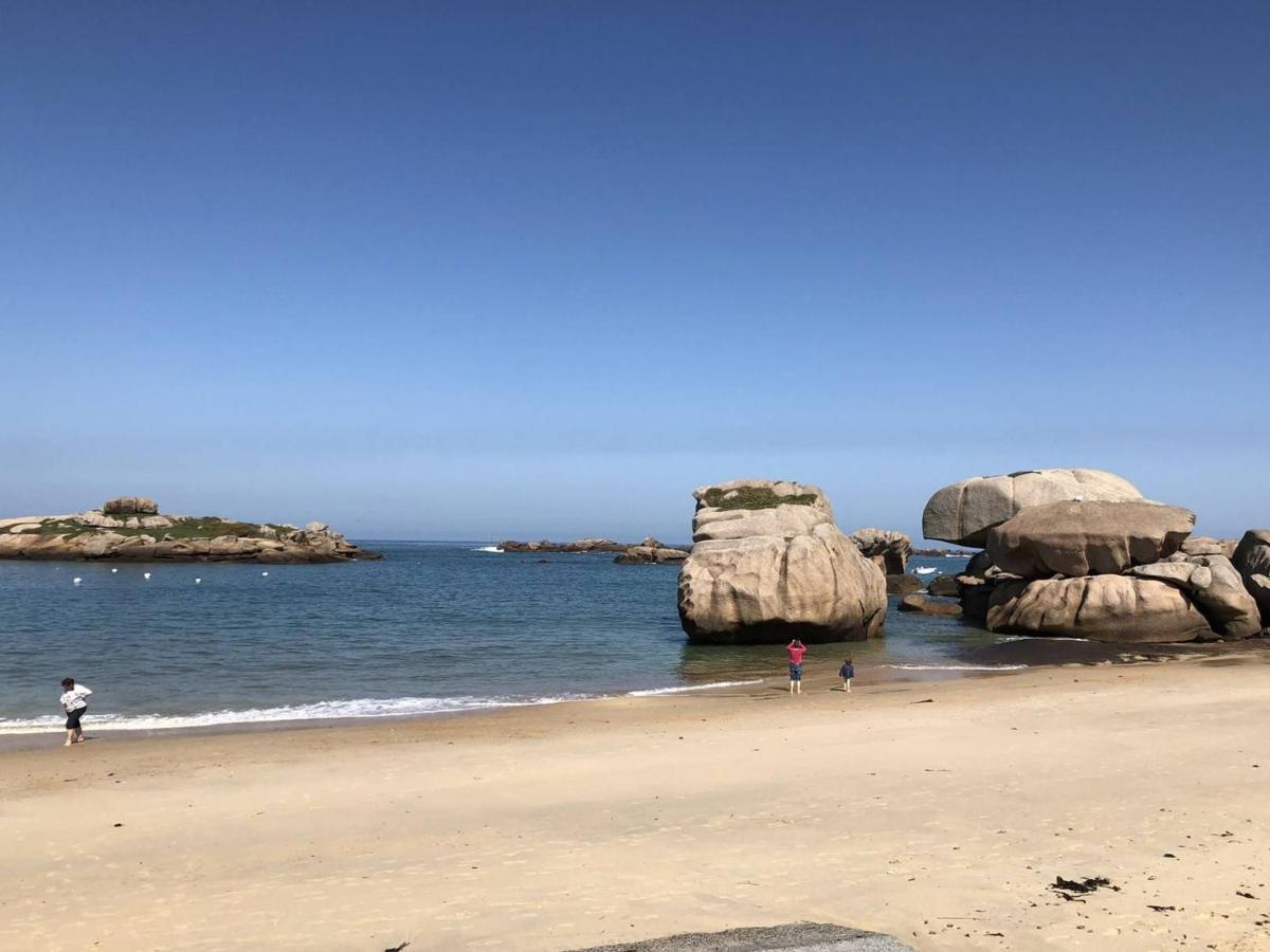 Appartement Spacieux Avec Wifi Et Parking A Tregastel, Proche Plage - Fr-1-368-18 Exteriér fotografie